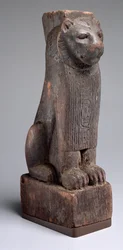 Lion Seated on a Base Inscribed for King Aspelta, from Sudan, Napatan Period